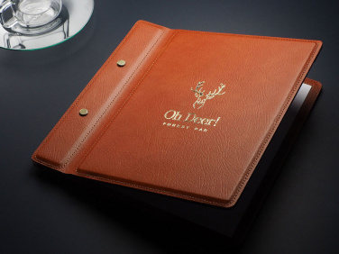 Logo trade promotional merchandise image of: Menu cover 1085318