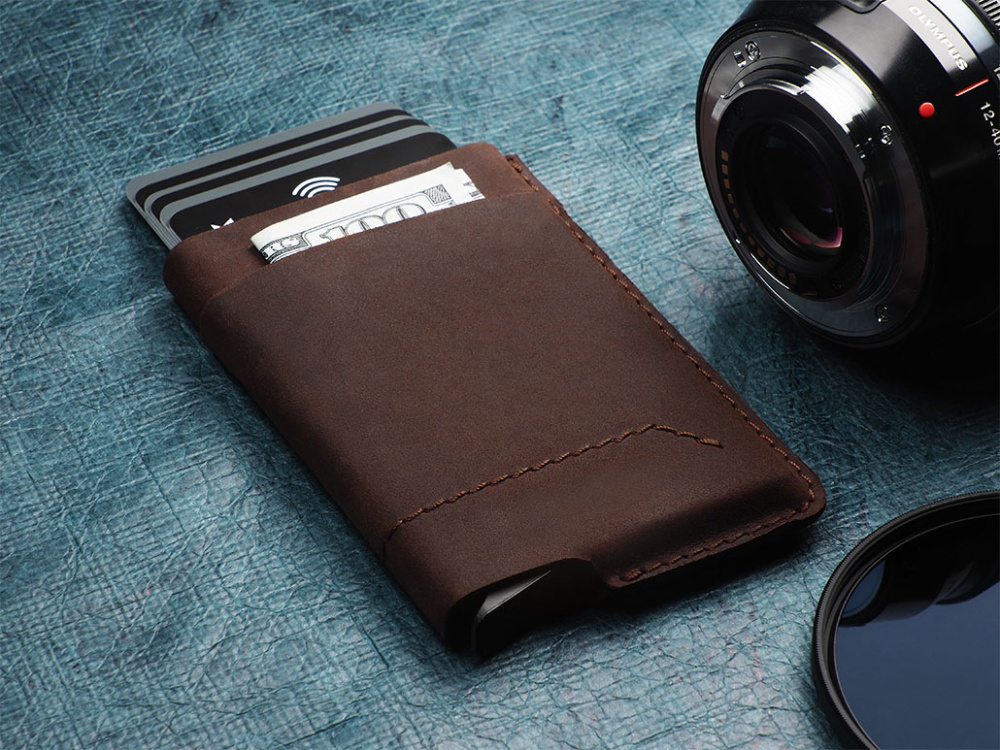 Logo trade promotional items image of: RFID wallet 593284
