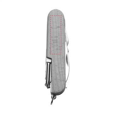 Logo trade business gifts image of: Beechwood Pocket knife