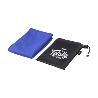 Logo trade promotional giveaways image of: CoolDown RPET sports cooling towel