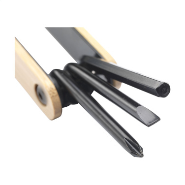 Logo trade promotional items image of: Bamboo Black Tool multi tool