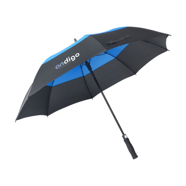Logo trade promotional giveaways image of: Morrison RPET umbrella 27 inch