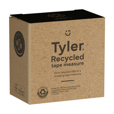 Logo trade promotional merchandise picture of: Tyler RCS Recycled 5 meter tape measure