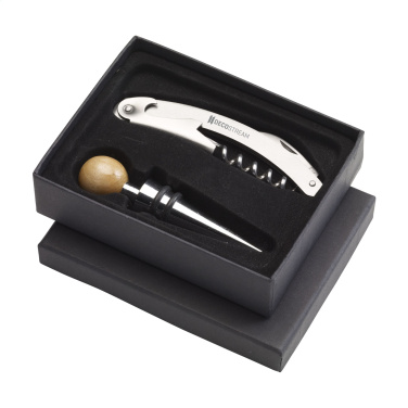 Logo trade promotional gifts image of: Vindeux wine gift set