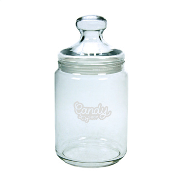 Logo trade promotional gifts picture of: Dolci Candy jar 1 L