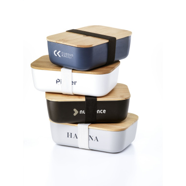 Logo trade promotional giveaway photo of: Midori Bamboo Lunchbox
