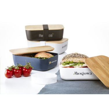 Logotrade promotional product picture of: Midori Bamboo Lunchbox