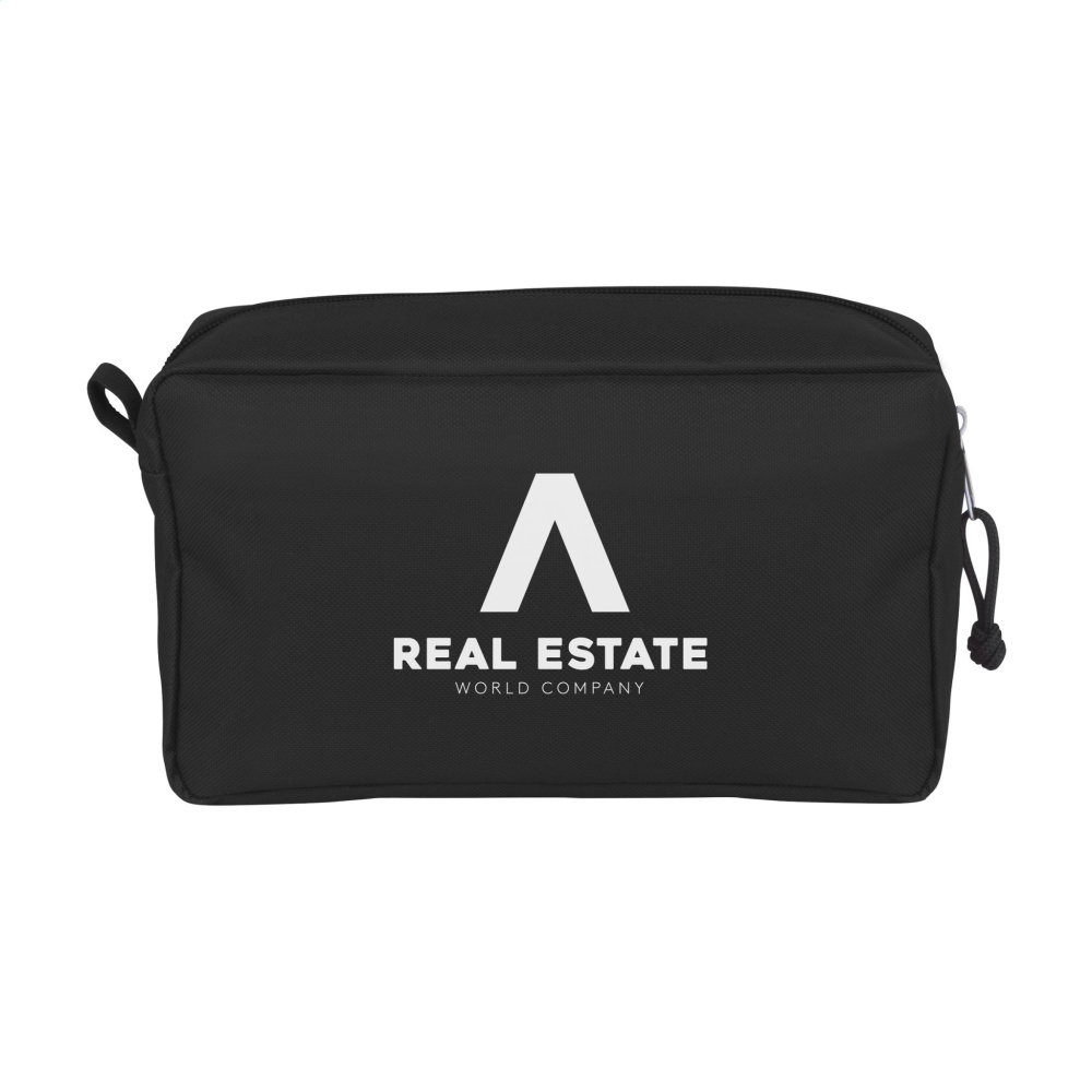 Logo trade promotional items image of: Stacey GRS RPET toiletry bag