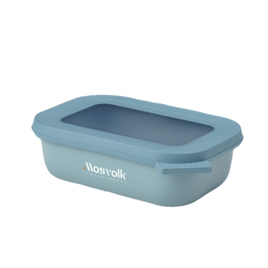 Logo trade promotional gift photo of: Mepal Cirqula multi use rectangular bowl 500ml lunchbox