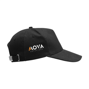 Logo trade corporate gifts image of: Hamar Cap Recycled Cotton cap