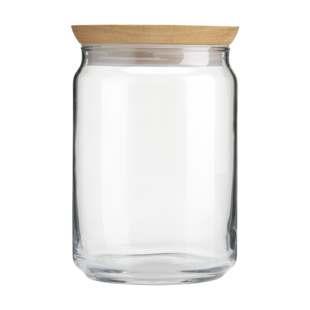 Logo trade corporate gifts picture of: Wood Jar Storage