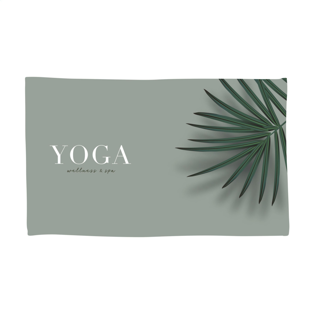 Logo trade promotional gift photo of: Printed RPET Towel 350 g/m² 50x100