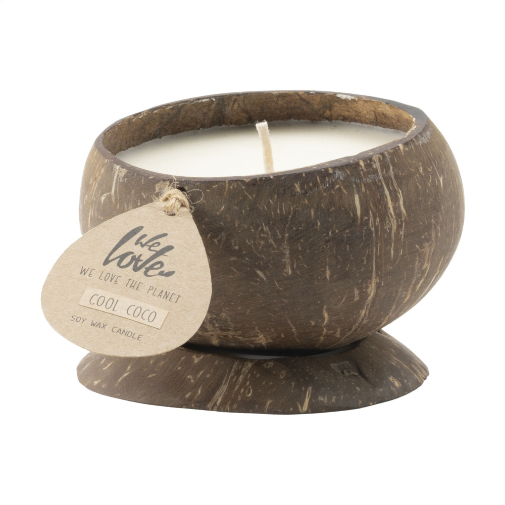 Logotrade promotional gift picture of: We Love The Planet Coconut Candle