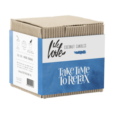 Logotrade promotional item image of: We Love The Planet Coconut Candle