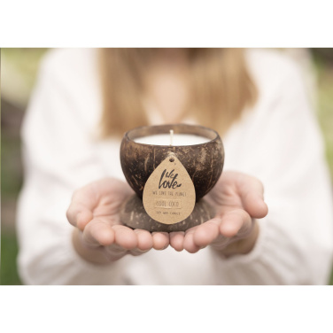 Logo trade advertising products image of: We Love The Planet Coconut Candle