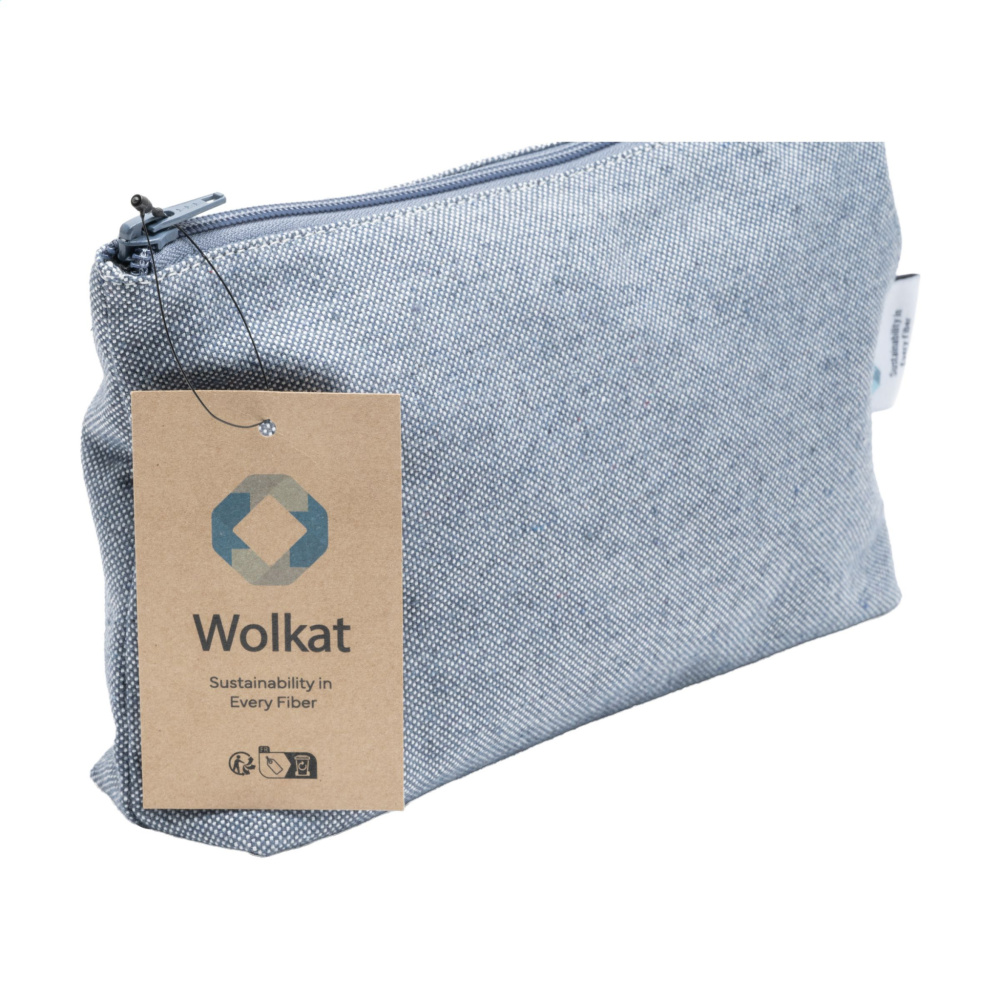 Logotrade promotional merchandise image of: Wolkat Safi Recycled Textile Cosmetic Bag