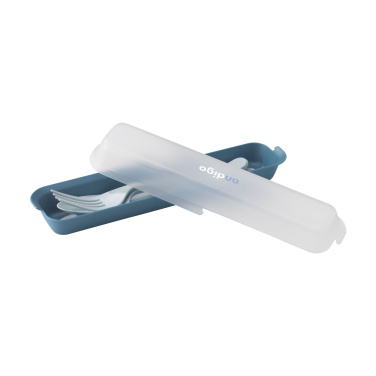 Logo trade promotional merchandise image of: Outdoor 3-piece Cutlery Set