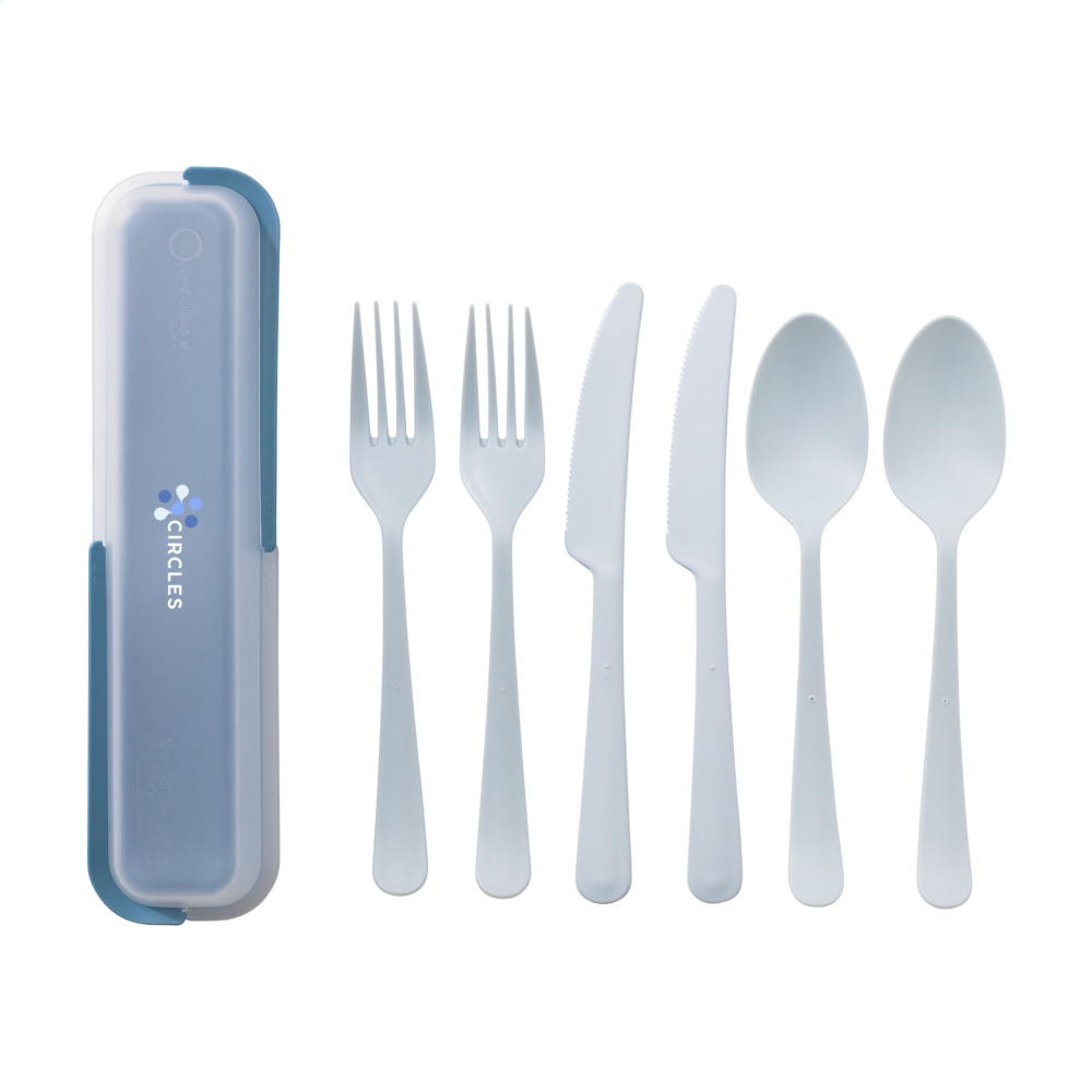 Logo trade advertising products image of: Outdoor 6-piece Cutlery Set