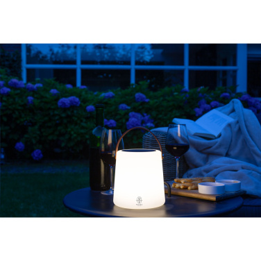 Logo trade promotional item photo of: Wooosh Ziva Solar Lamp