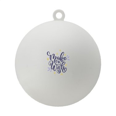 Logo trade promotional merchandise photo of: Christmas Bauble Ø 7 cm Recycled PP - Made in Europe