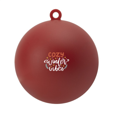 Logotrade promotional product picture of: Christmas Bauble Ø 7 cm Recycled PP - Made in Europe