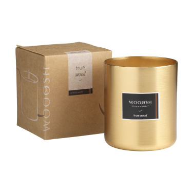 Logotrade advertising product picture of: Wooosh Scented Candle True Wood X-Mas