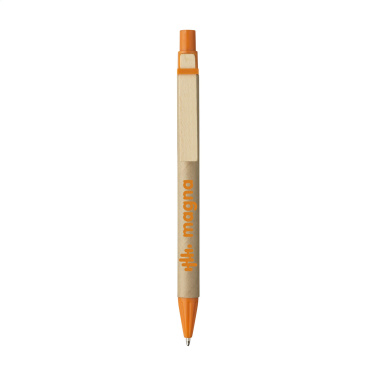 Logo trade business gifts image of: PaperWrite cardboard pen