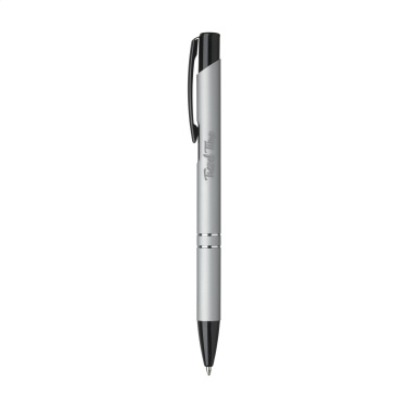 Logotrade promotional item picture of: Ebony Rubberised pen