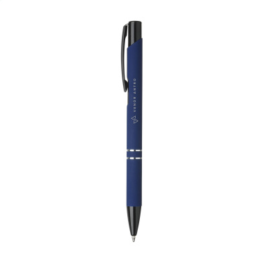 Logotrade promotional item picture of: Ebony Rubberised pen