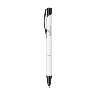 Logotrade promotional gift picture of: Ebony Rubberised pen