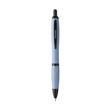 Logo trade corporate gifts image of: Athos Wheat-Cycled Pen wheat straw pen