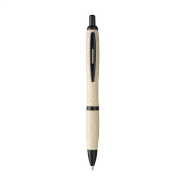 Logo trade promotional items image of: Athos Wheat-Cycled Pen wheat straw pen