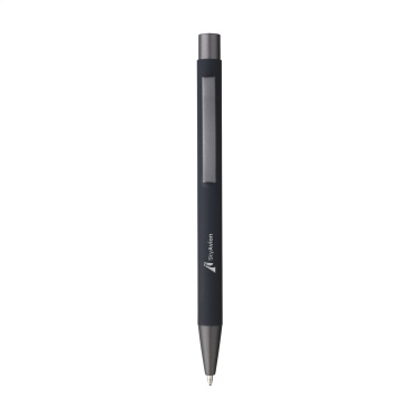 Logo trade promotional products image of: Brady Soft Touch Recycled Alu pens