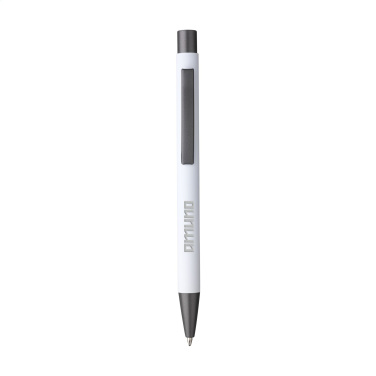 Logo trade promotional gift photo of: Brady Soft Touch Recycled Alu pens