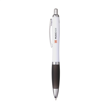 Logo trade promotional gift photo of: Athos Trans GRS Recycled ABS pen
