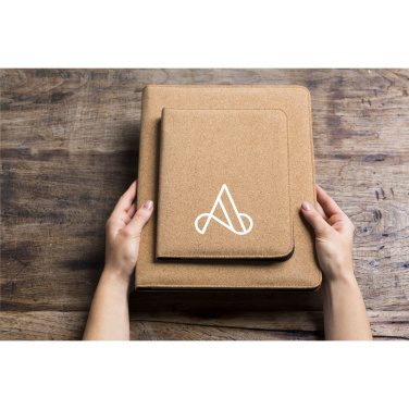 Logo trade advertising products picture of: Eco Conference Cork A5 document folder