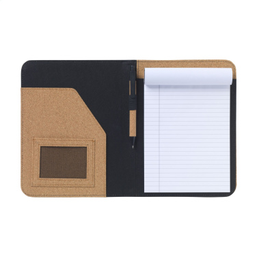 Logo trade promotional merchandise photo of: Eco Conference Cork A5 document folder