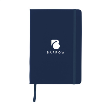 Logo trade promotional gift photo of: BudgetNote A5 Blanc Paper notebook
