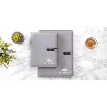 Logo trade corporate gifts image of: Quest Portfolio RCS RPET A4  document folder