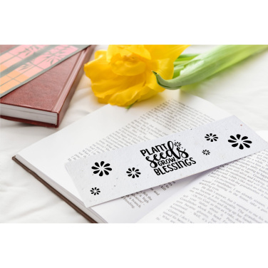 Logotrade promotional gift picture of: Seed Paper Bookmark