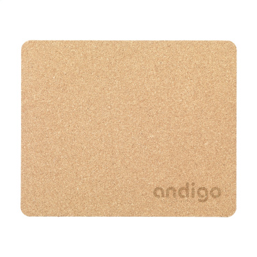 Logo trade promotional giveaways image of: Lisbao Cork Mousepad