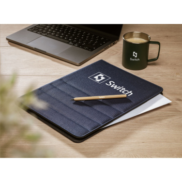 Logo trade advertising products image of: Quincy Portfolio RPET A4 document folder