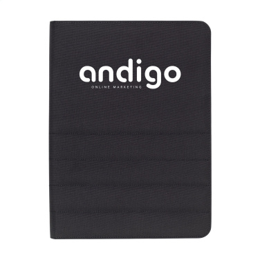 Logo trade promotional items image of: Quincy Portfolio RPET A4 document folder