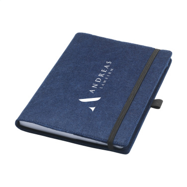 Logo trade promotional gifts image of: Felty GRS RPET Paper Notebook A5