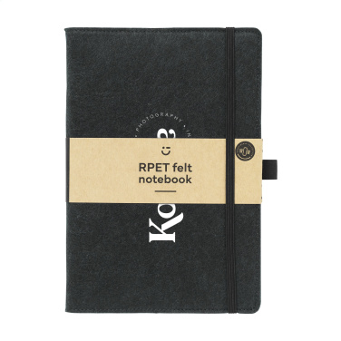 Logotrade promotional gift image of: Felty GRS RPET Paper Notebook A5