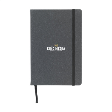 Logotrade business gift image of: Montana Recycled Leather Paper Notebook A5