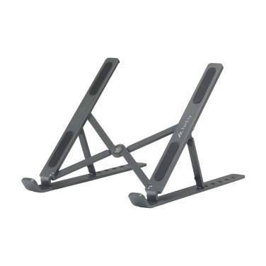 Logo trade promotional items image of: Standby GRS Recycled Alu Laptop Stand