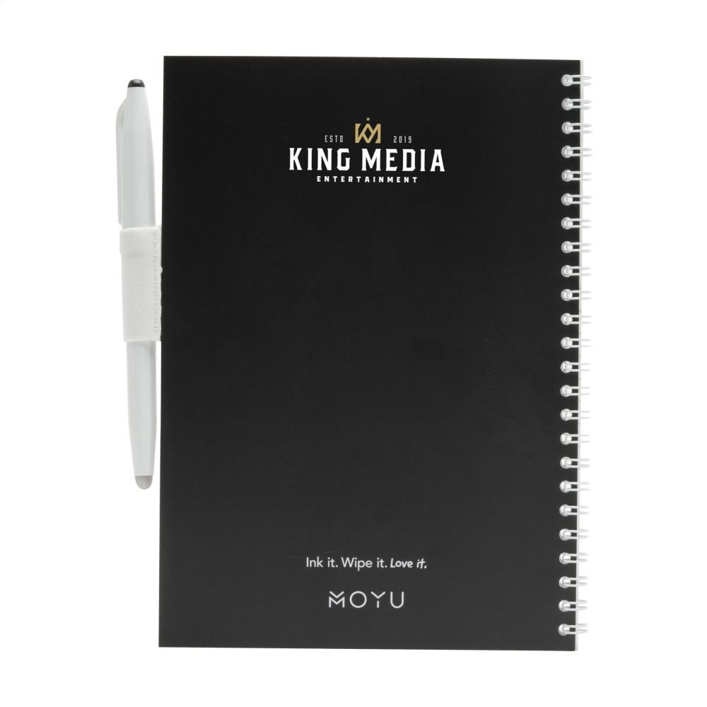 Logo trade promotional products image of: MOYU Erasable Stone Paper Notebook SoftCover 18 pages