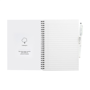 Logotrade promotional gift picture of: MOYU Erasable Stone Paper Notebook Custom SoftCover