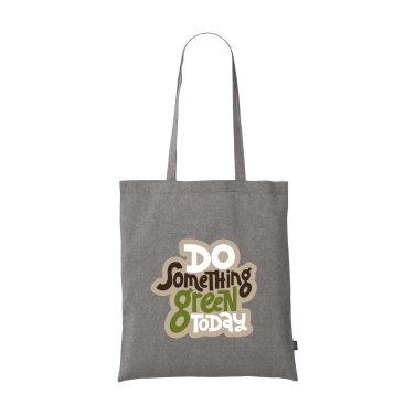 Logotrade advertising product picture of: GRS Recycled Cotton Shopper (180 g/m²) bag